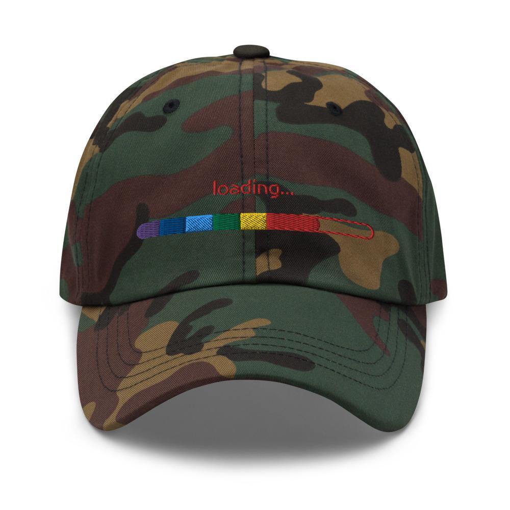 Rainbow Gay Flag Loading LGBTQIA Pride Hat - ActivistChic