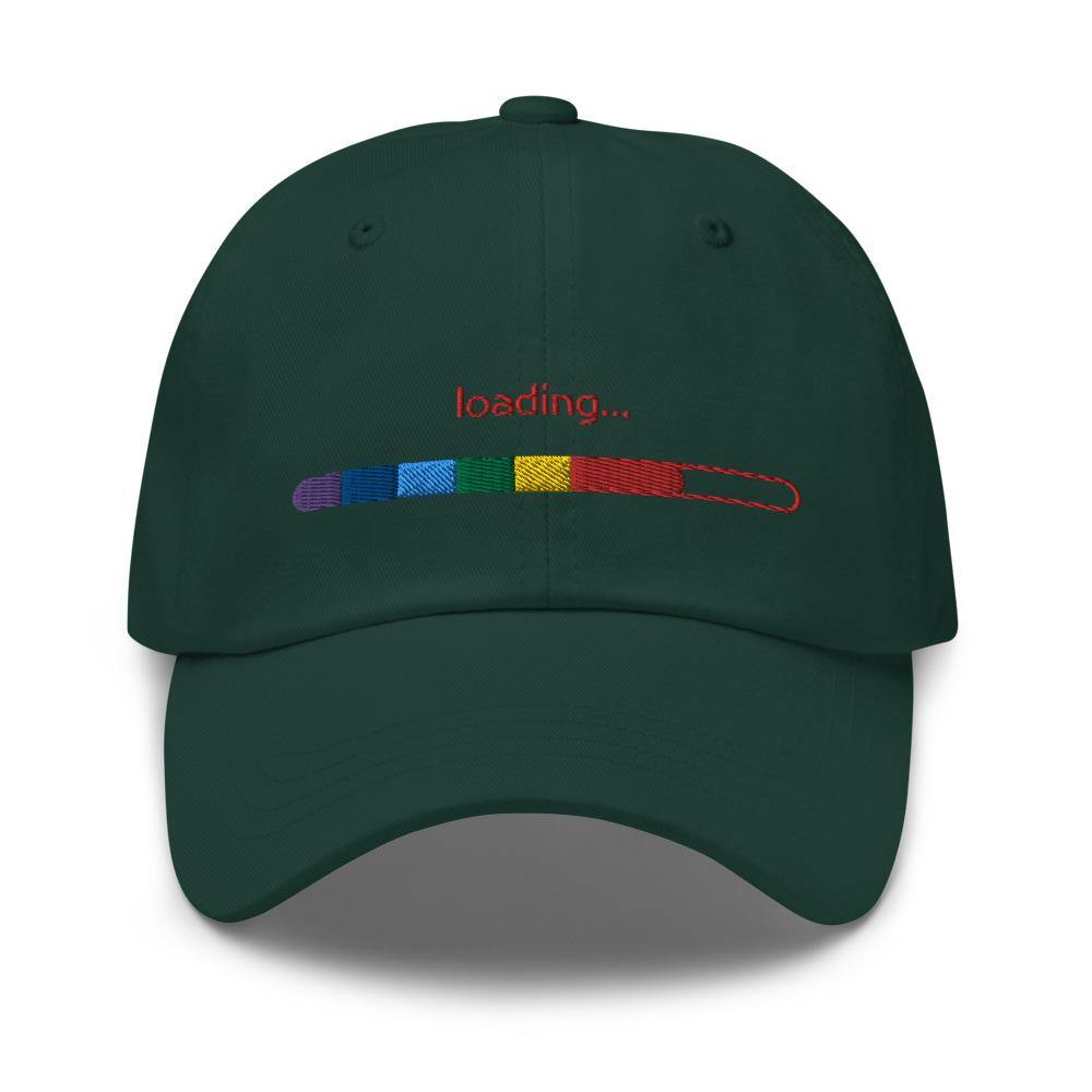 Rainbow Gay Flag Loading LGBTQIA Pride Hat - ActivistChic