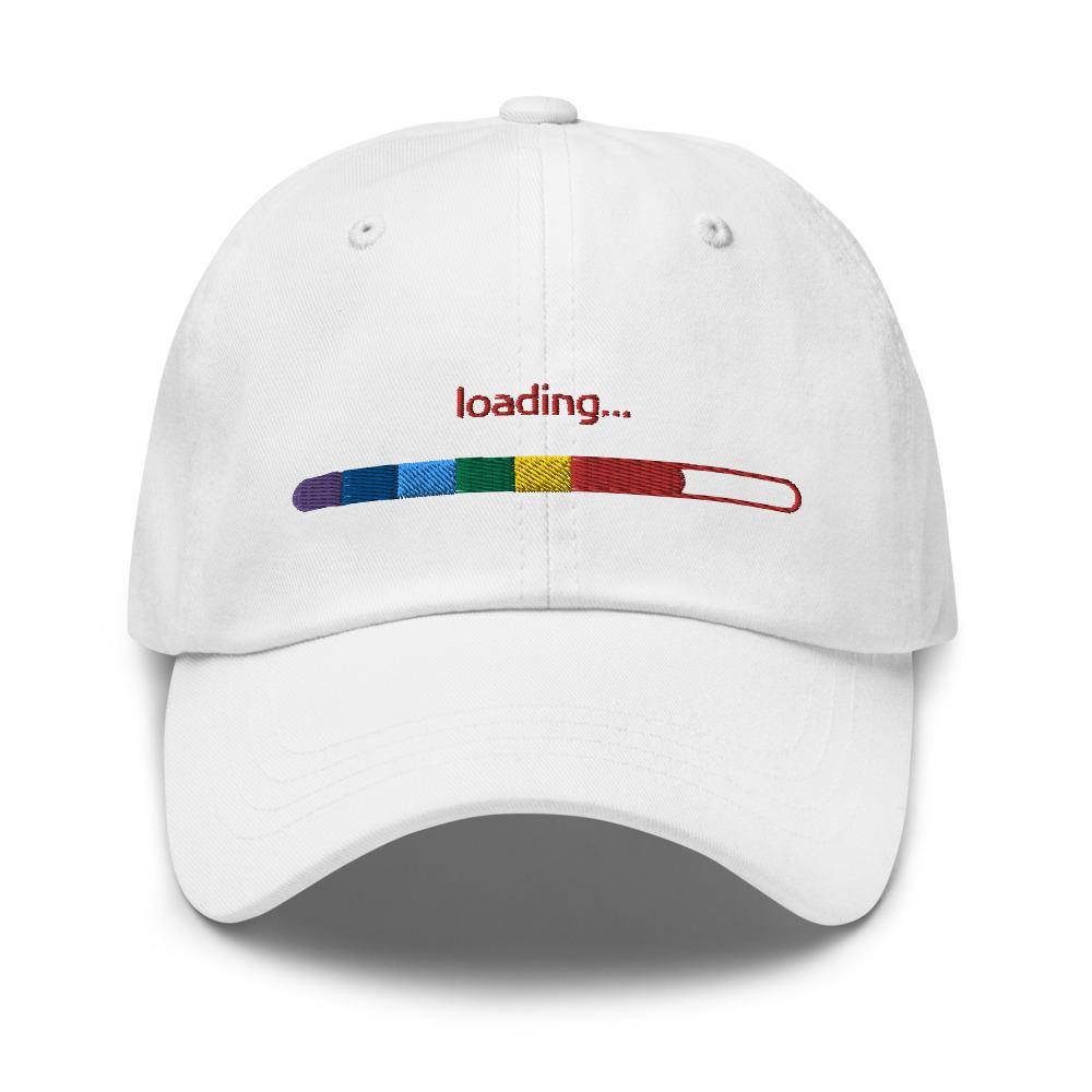 Rainbow Gay Flag Loading LGBTQIA Pride Hat - ActivistChic