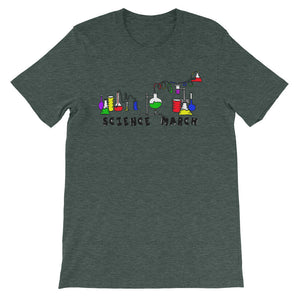 Science March Science Lab Climate Change Science Matters Science Teacher Student Gift Short-Sleeve Unisex T-Shirt - ActivistChic