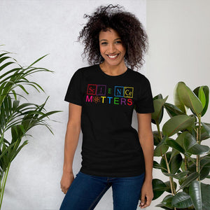 Science Matters Climate Change Is Real Periodic Table Elements Short-Sleeve Unisex T-Shirt - ActivistChic