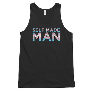 Self Made Man Trans Flag Transgender Gift FTM Classic tank top (unisex) - ActivistChic