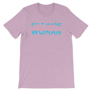 Self Made Woman Trans Flag Transgender Gift MTF Short-Sleeve Unisex T-Shirt - ActivistChic