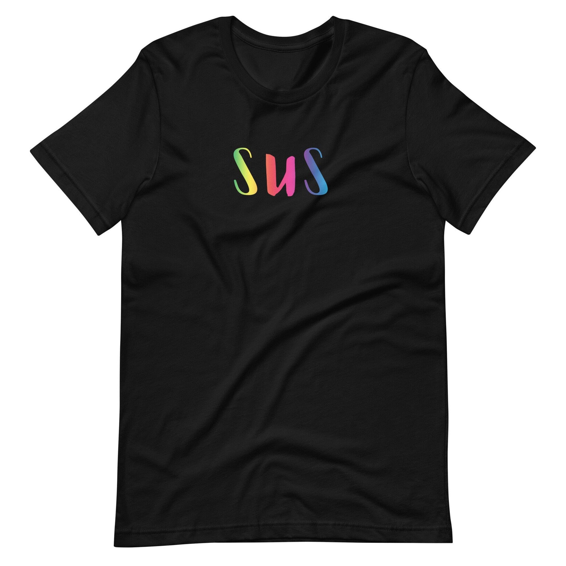 SUS Internet Slang Meme Suspicious Phrase Social Media Unisex t-shirt - ActivistChic