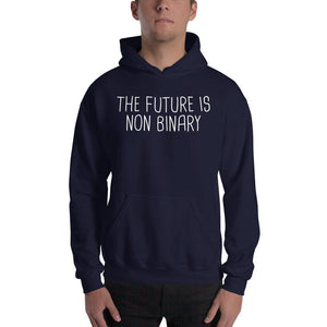 The Future Is Non-Binary Gender Identity Genderqueer Gender Identity Hooded Sweatshirt - ActivistChic