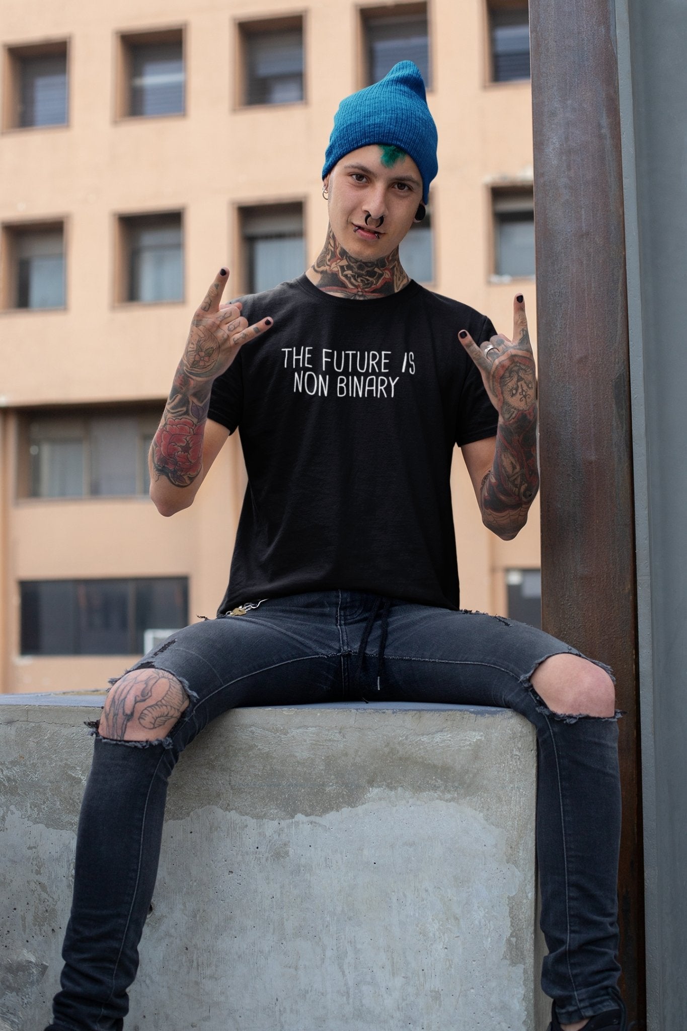 The Future Is Non-Binary Gender Identity Genderqueer Unisex T-Shirt - ActivistChic