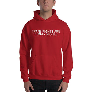 Trans Rights Are Human Rights Trans Flag Hooded Sweatshirt - ActivistChic