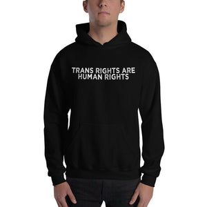 Trans Rights Are Human Rights Trans Flag Hooded Sweatshirt - ActivistChic
