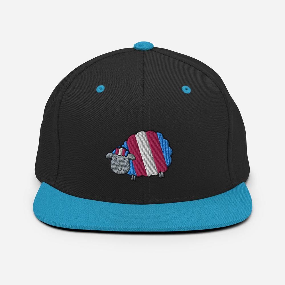 Transgender Sheep Trans Pride Gift Snapback Hat - ActivistChic