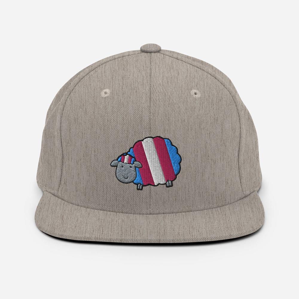 Transgender Sheep Trans Pride Gift Snapback Hat - ActivistChic