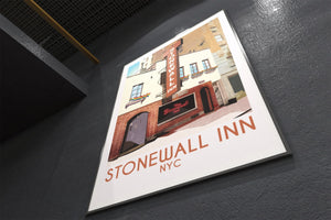 Vintage Stonewall Inn NYC: LGBTQ+ History Collection Poster (Instant Download) - ActivistChic