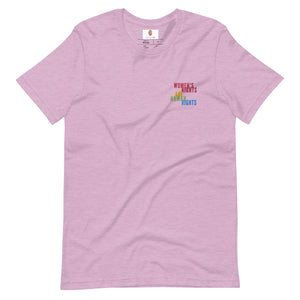 Women&#39;s Rights Are Human Rights Embroidered Unisex t-shirt - ActivistChic