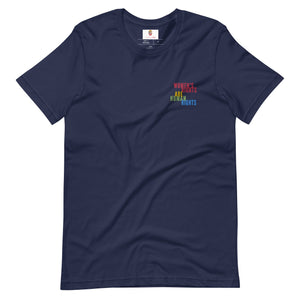 Women&#39;s Rights Are Human Rights Embroidered Unisex t-shirt - ActivistChic